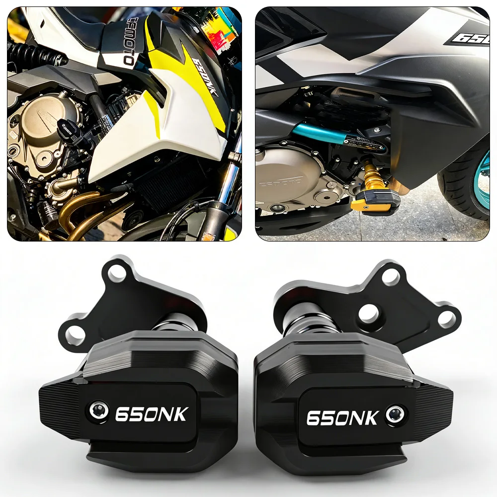 400/650NK 오토바이 프레임 슬라이더 충돌 방지 가드 페어링 가드 추락 방지 보호대 CFMOTO 400NK 650NK CF400/650 2016-2023용
