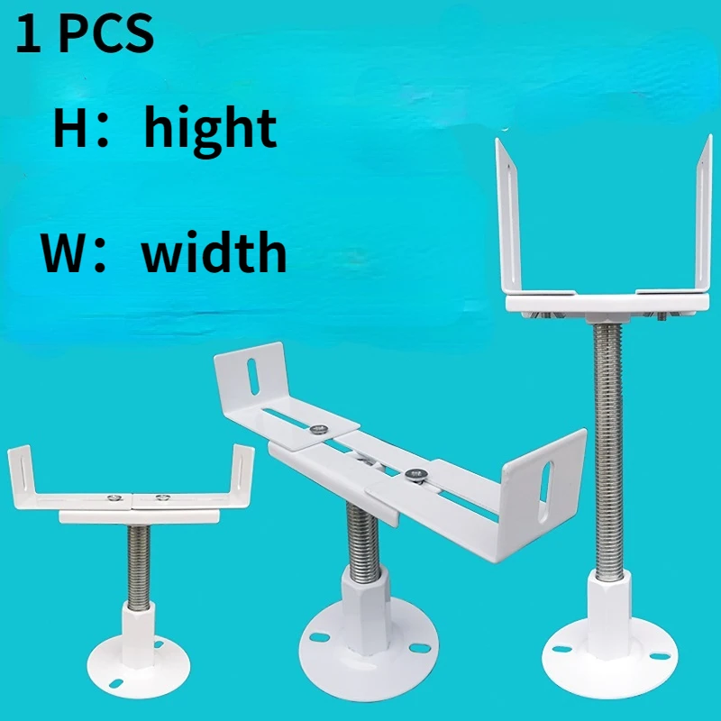 Pies de soporte de radiador ajustables M18, soporte de suelo para radiador,  soporte inferior, piezas de soporte de fijación de suelo, 1 unidad