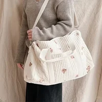 Sac de maternité ours pour maman, sac à couches pour bébé, organisateur de couches pour poussette, fourre-tout Portable pour bagages, sacoche à langer de voyage 2
