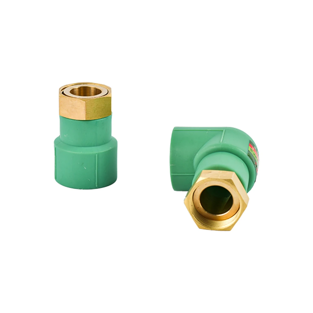 

PPR Pipe fittings DN20/DN25/DN32 to 3/4 1 inch Brass Female Water Heater Dedicated Live Joint hot and cold water