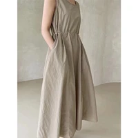 REALEFT Summer 2 Pieces Women's Dress Suits Turn-down Short Jacket and Solid Casual Tank Dress Sets Outfits 2024 New Spring - Image 4