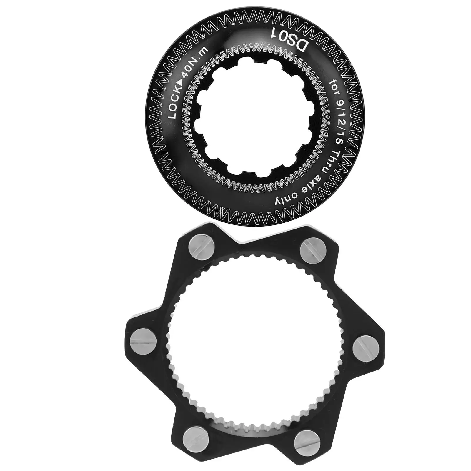 6-hole Hub Disc Brake Adapter for Centerlock Hubs - Bike Hub Center Lock Conversion