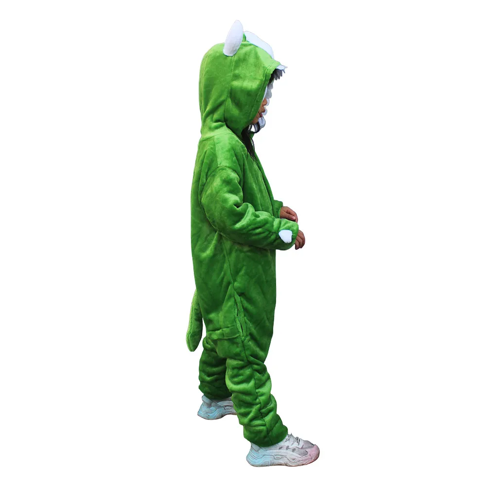 Cosplay Costumes Children Pajamas Kigurumi Pajamas Monster Mike Cosplay Kigurumi Children Onesies Kids Pajamas Flannel Costume Jumpsuit