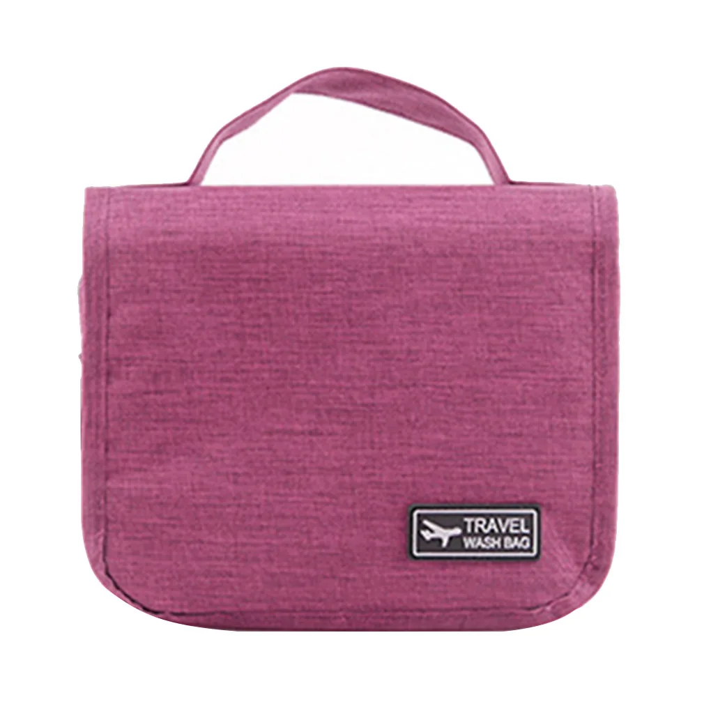 

Multifunctional Travel Cosmetic Bag Zippered Covered Makeup Toiletry Waterproof Tote Pouch