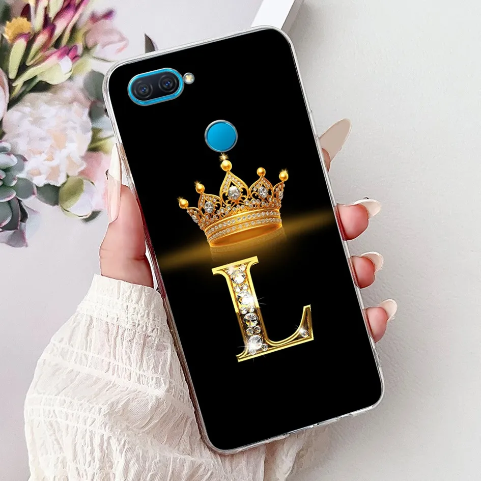 Fashion Letters Crown Soft Silicone Back Protective Phone Case Cover