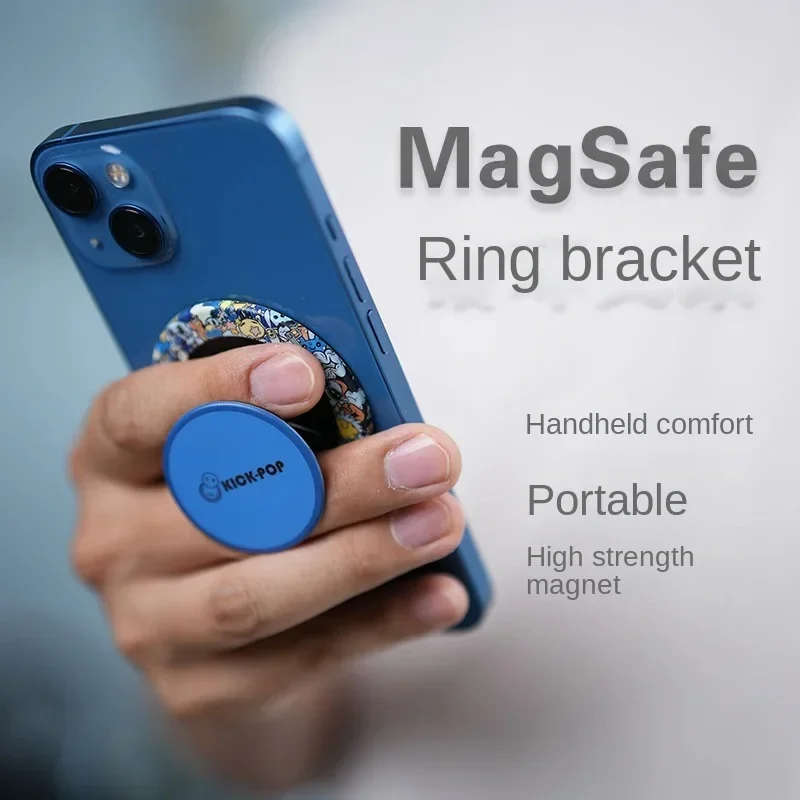iPhone 12/13/14/15/pro max Magnetic finger Ring for cell phone holder grip Ultra Thin support Stand MagSafe magnet cradle