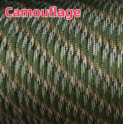 Premium Paracord 7 Strand 4mm Outdoor Survival Rope for Camping and DIY Bracelets (Camouflage)