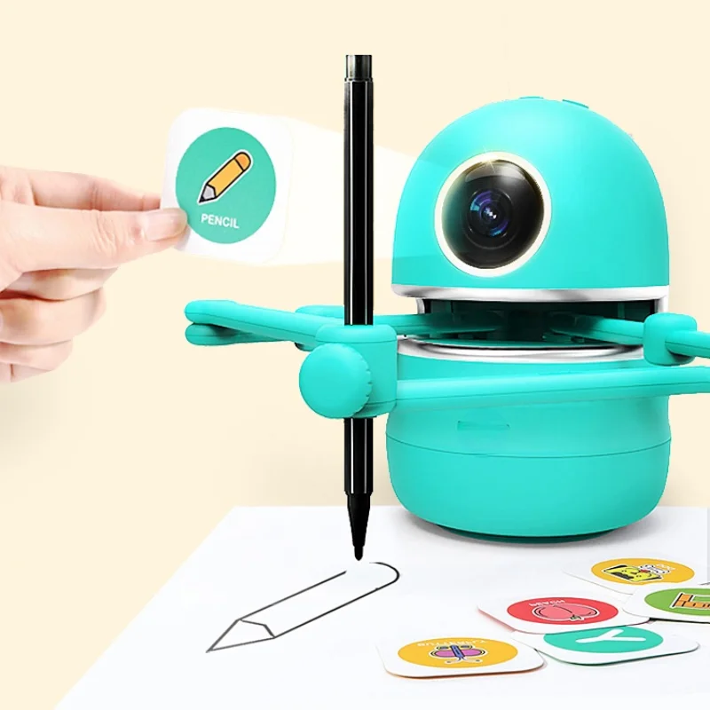 

NEW AI Drawing Quincy Robot Smart Teaching Children Math Intelligent STEAM Robot Toy for boy