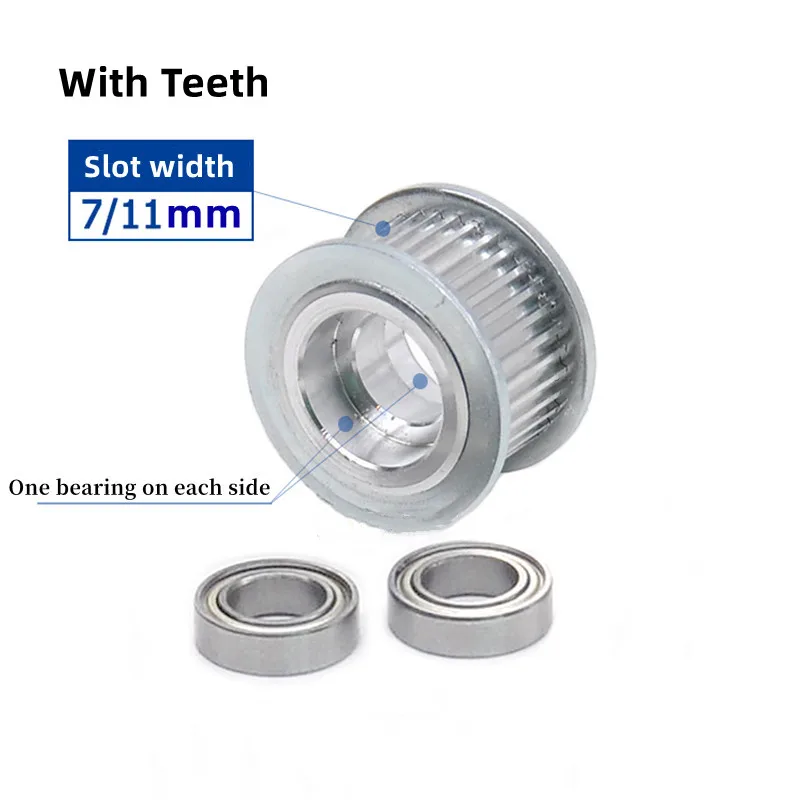 GT2 2M 40Teeth Timing Pulley Bore 3~10mm 2GT 40T Width 7/11mm Tensioning Wheel Idler Synchronous 3D Printer Parts 3d printer accessories timing belt pulley belt pulley