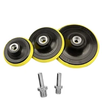 3-7 Inch Self-adhesive Backing Pad Polishing Plate With 10/14mm Thread Adapter Angle Grinder Wheel Sander Disc Polishing Tool 1