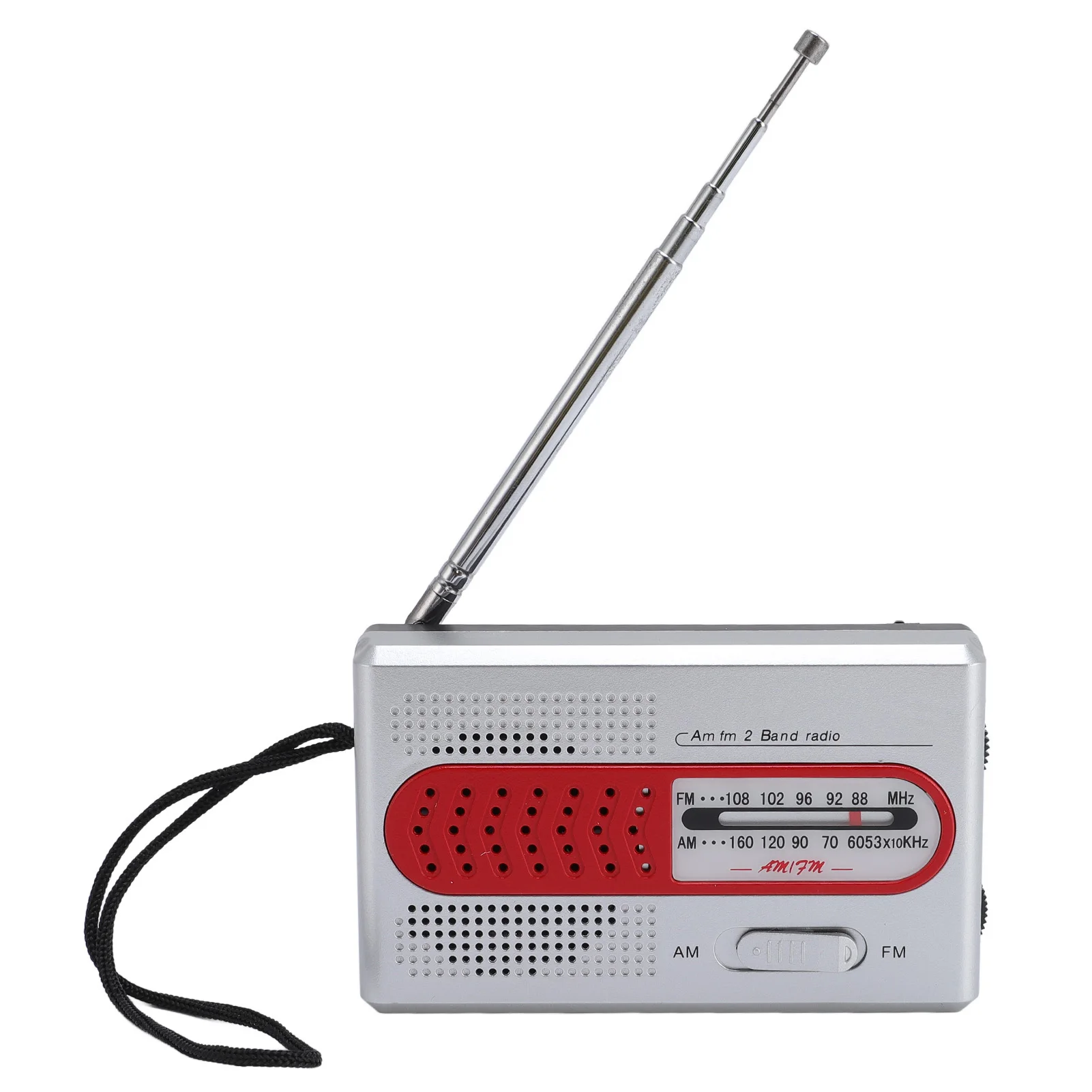 AM/FM Radio Earphone Jack High Sensitivity Wide Frequency Coverage Portable Radio Best Reception For Outdoor Activities