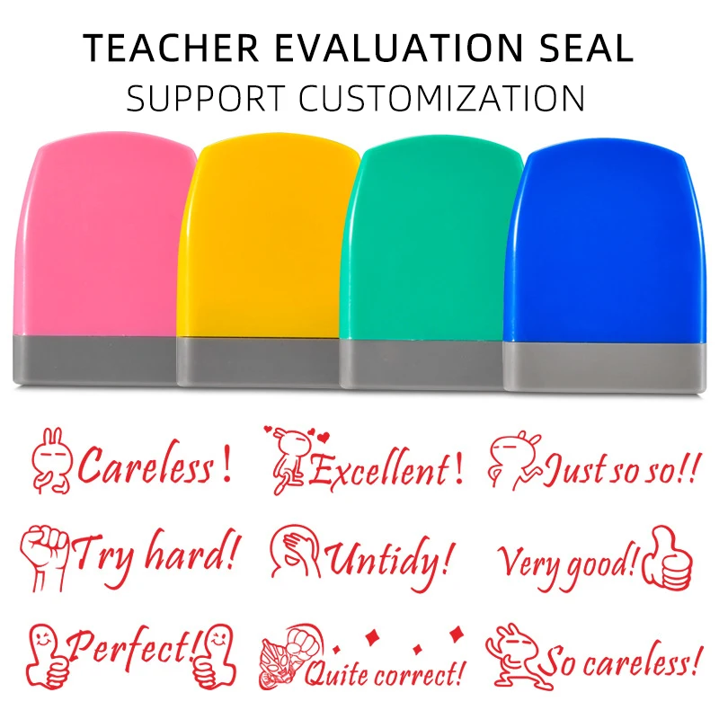 Revise Homework Encourage Teaching Stamps Increase Students Interest Learning Stamps Teachers' Classroom Tools Teaching Supplies teacher award cute cartoon children reviews teaching supplies students safflower encourage seal stamps set free shipping