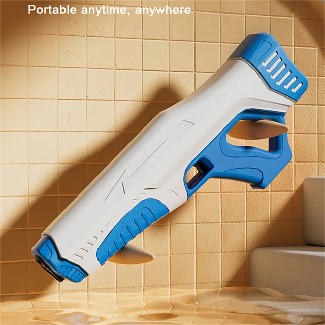 Automatic Summer Electric Toy Water Gun Induction Water Absorbing High-Tech Burst Water Gun Beach Outdoor Water Fight Toys Gifts 4