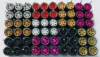 30sets/40sets 11mm wheels for 1/64 Scale Alloy Car Models 1/64 wheels with Tires + Axles for Hot Wheel/Matchbox/Domeka/Tomy 1:64 5