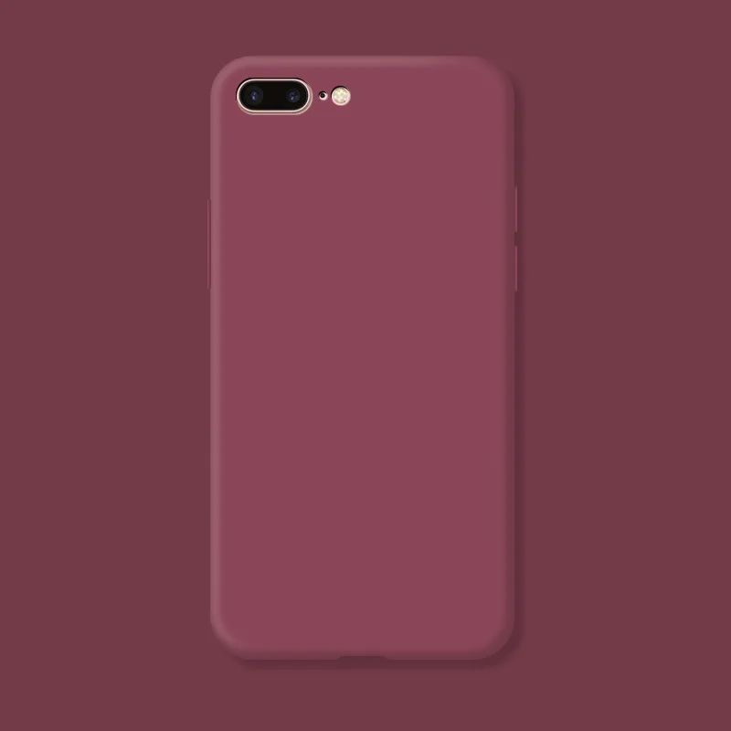 Für iphone 8 Plus Fundas Original Fall Für iphone 8 iphone 8 Plus Stoßfest TPU Flüssigkeit Silikon Schutzhülle Telefon Zurück Abdeckung fall – Detail 12