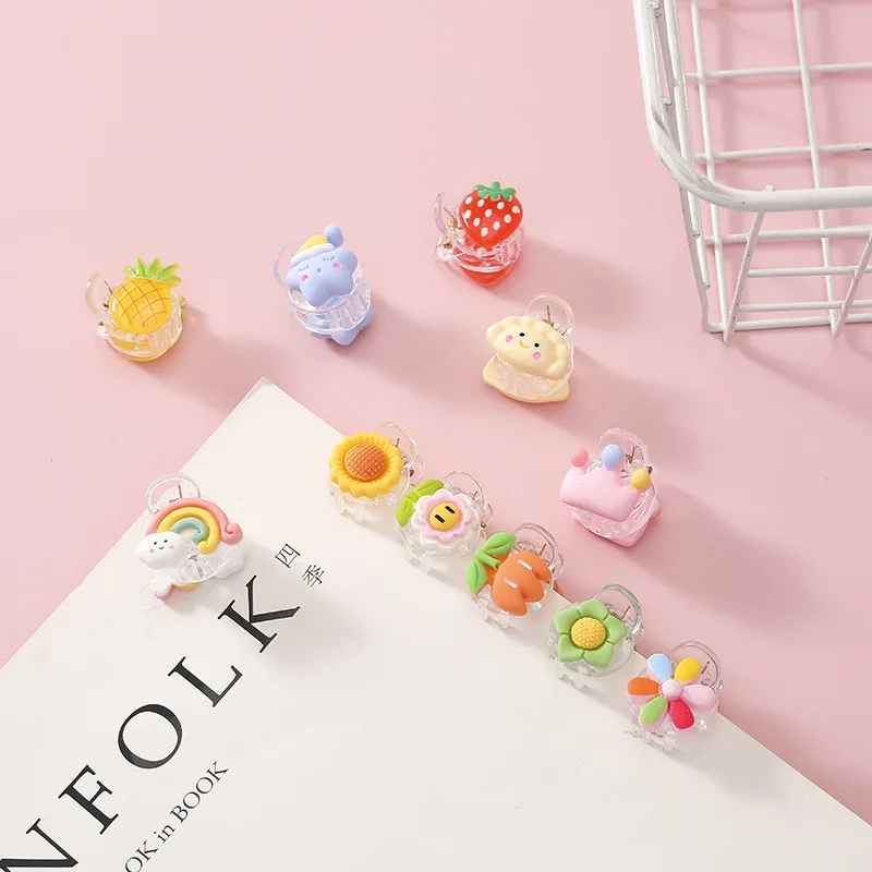 Lot De 20 Barrettes À Cheveux En Tissu Pour Petite Fille