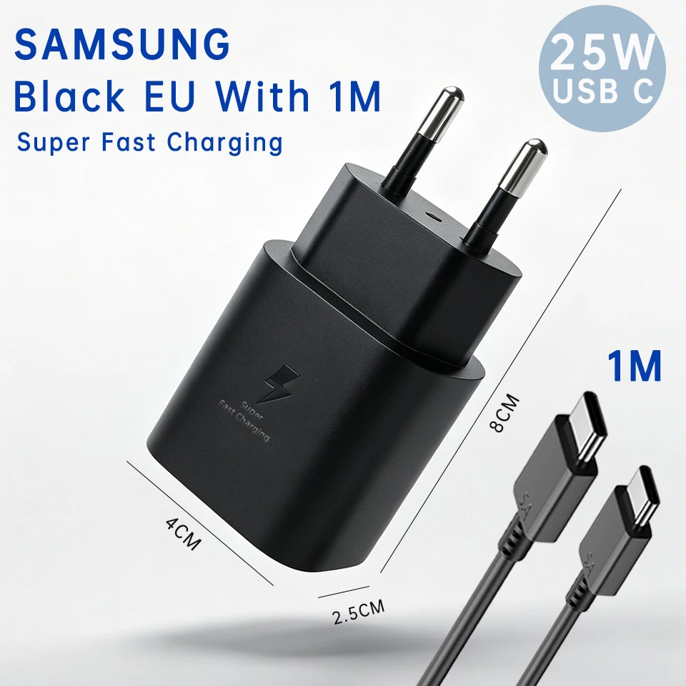 Original Samsung 25W Type C Fast Charge Adapter