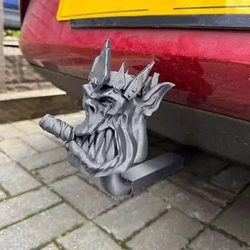 funny Trailer Hitch Heavy Duty 3D Printed Funny Hook Orcs Shaped Trailer Tow Hitch Receiver universal Trailer Accessories 1