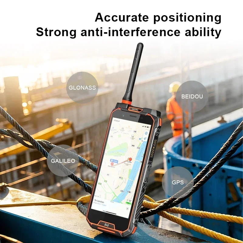 5G 8GB+256GB 러기드폰 안드로이드 12 옥타코어 8000mAh 이상 AORO 러기드폰