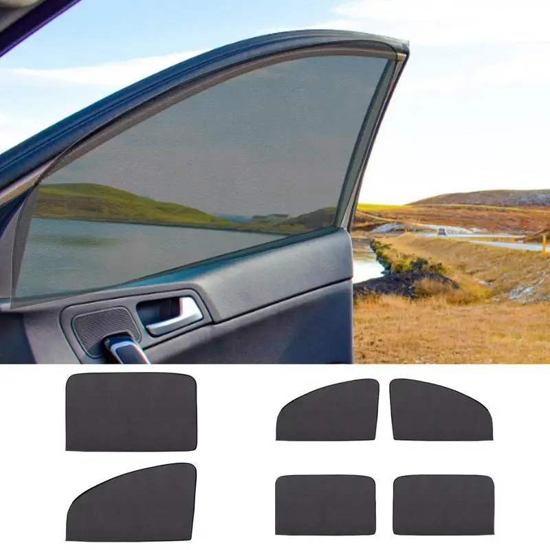 

Car Window Shades Auto UV Protect Curtain Side Window Sunshade Mesh Sun Visor Protection Dense Grid Breathable Vehicle Accessor