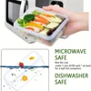 Kitchen Food Containers 12pcs-set,BPA FREE Lunch Box Sugar Cereals Storage Container 6