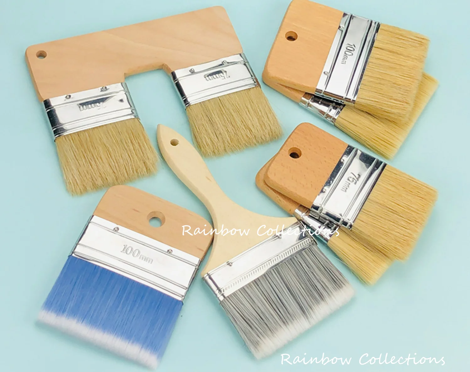 1pcs Multifunction Wooden Handle Bristle Paint Brushes for Wall Furniture Paint Brushes Set Artist Paint Brush construction tool