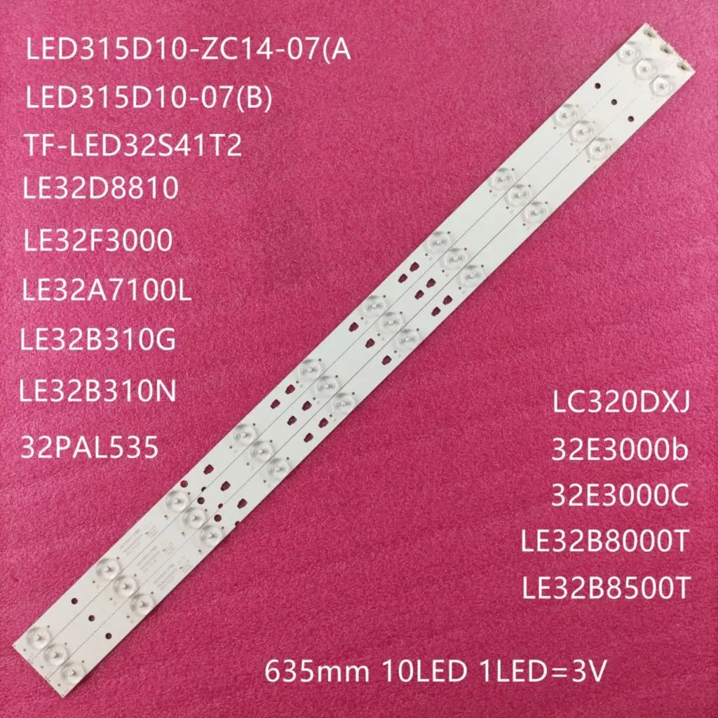 LED TV Illumination led light led fill light led light bar For DOFFLER 32CH52-T2 TELEFUNKEN LED32S39T2S 32PAL535 LE32B8000T LE32B8500T LED315D10-07(B) PN:30331510219