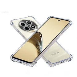 Transparent Shockproof Back Cover - Clear TPU Phone Case - Realme 13 Pro