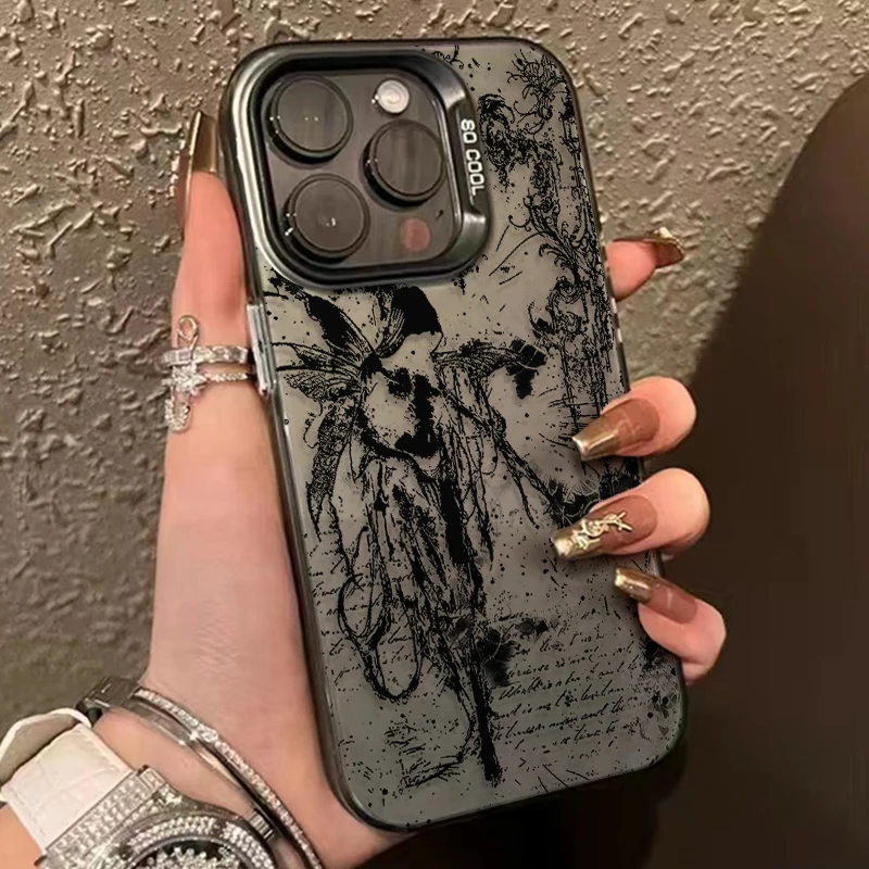 Retro Gothic Style Matte Phone Case Sculpture