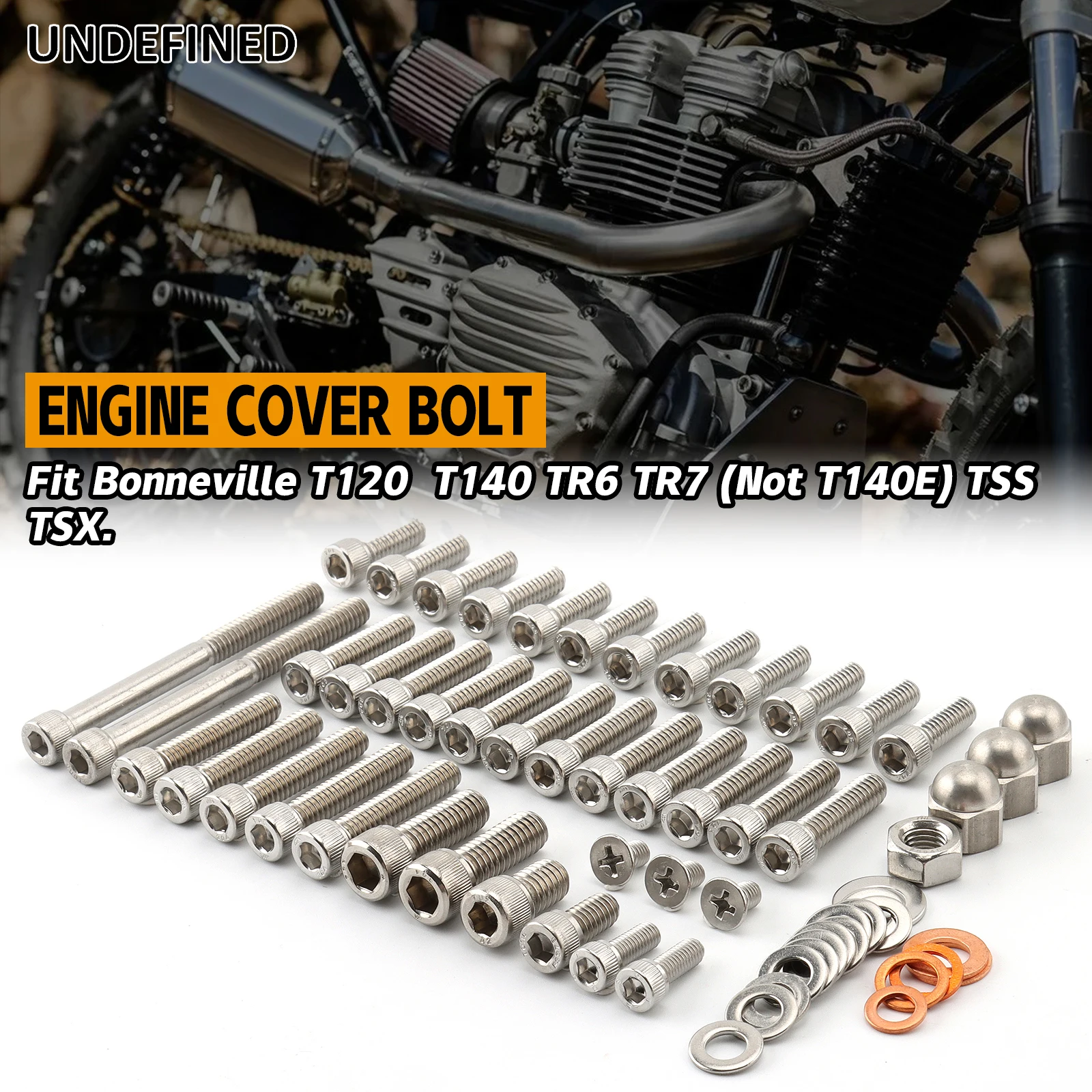 

Комплект болтов UNC Allen Cover для мотоциклетного двигателя Triumph Bonneville T120 T140 TR6 TR7 TSS TSX аксессуары для мотоциклов из нержавеющей стали