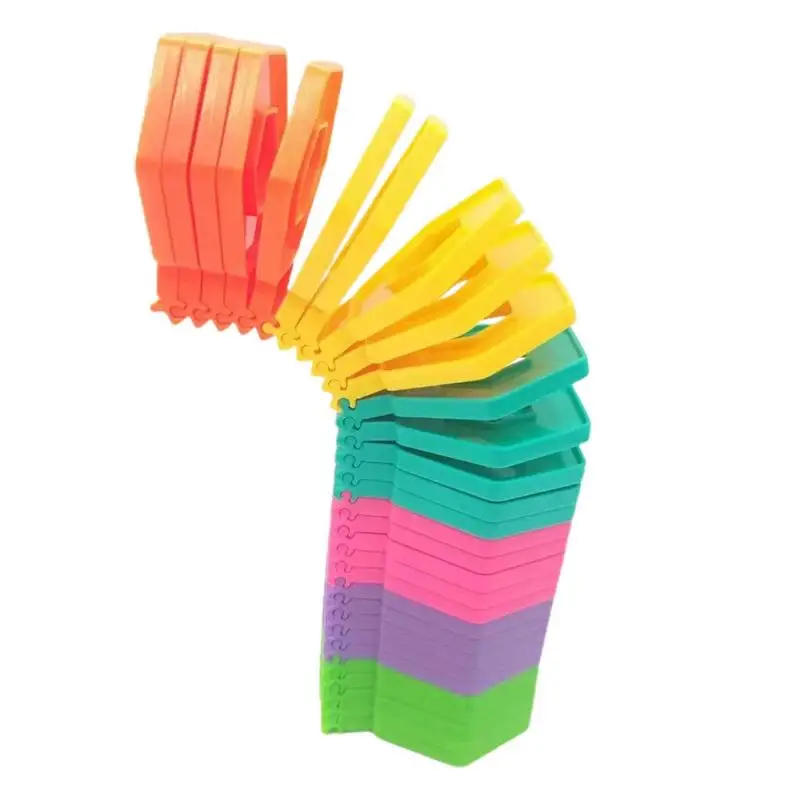 

Puzzle Toy Dazzling Color Circle Toys Stacking Hoop Puzzle Relaxing Toys Toss Rings Throw Carnival Backyard Park Games Toys