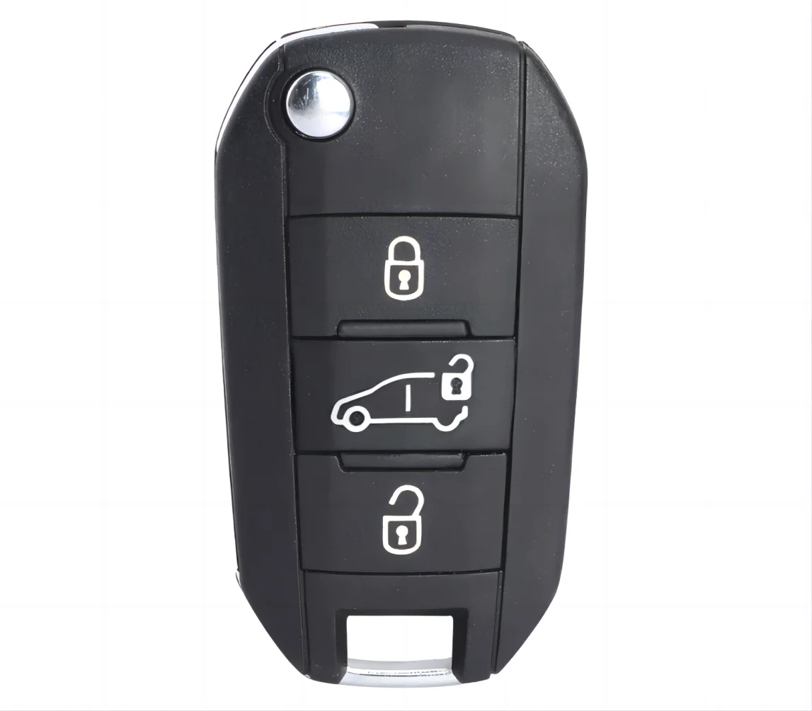 

Смарт-пульт дистанционного управления для Peugeot Flip 4A Chip 3008 Expert 2017-2022 для Citroen 433 МГц 3 кнопки