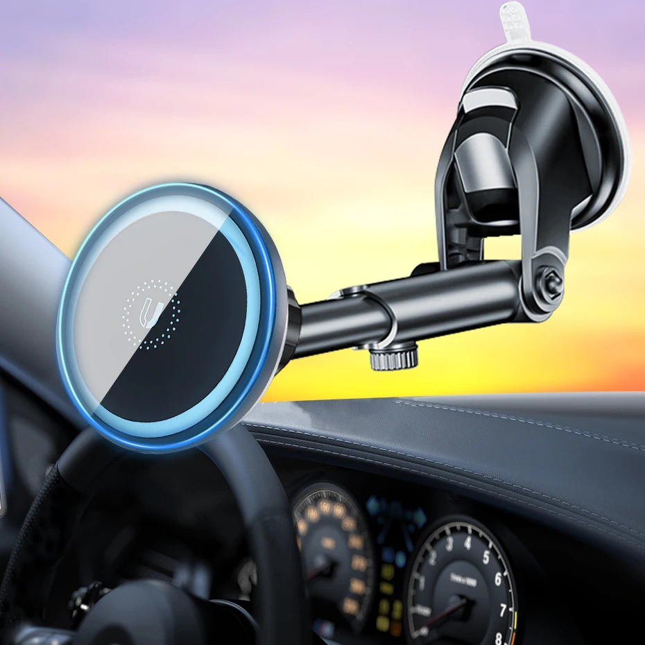 

Автомобильный держатель для телефона MagSafe, магнитный держатель для телефона, подставка, Стандартный кронштейн для iPhone 15/14/13/12 Samsung Huawei Xiaomi