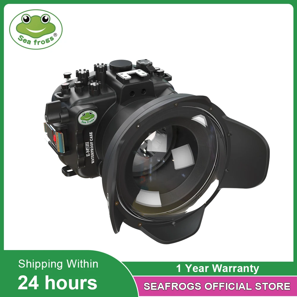 Per Olympus E-M5Iii Seafrogs 40M/130Ft Custodia Impermeabile Custodia Per Fotocamera Subacquea Subacquea