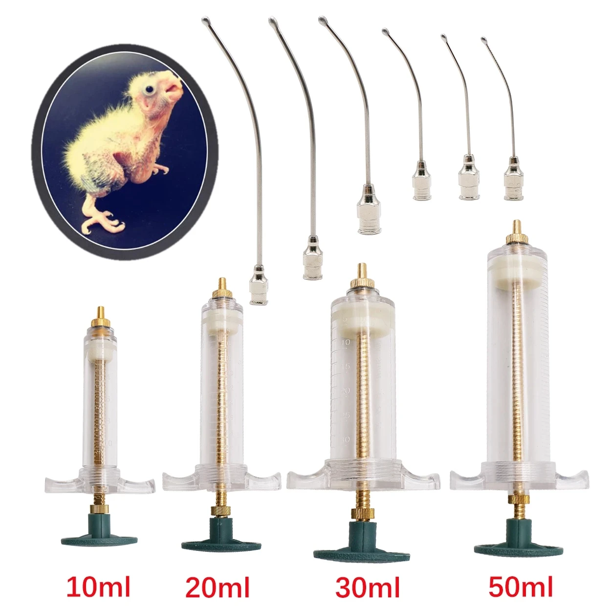 1Pc Nestling Feeder Dosing Tube Elbow Bird Small Pet Feeding Water Feeders Parrot Quail Bird Feeding Tool Small Animal