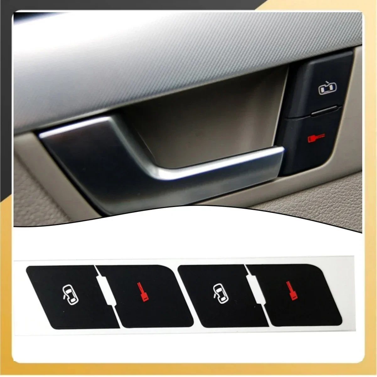 Car Door Switch Cover Front Left Central for A4 S4 Quattro 2001 2004 2008 B6 B7 RS4 car door switch cover