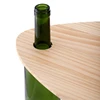 3 Pieces Wine Bottle Topper Serving Tray Wooden Topper Charcuterie Flat Serving Board Party Floating Cheese Wood 6