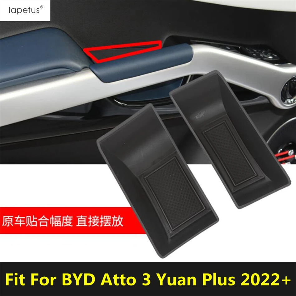 

Car Central Console Armrest Container Organizer / Door Storage Box Holder Tray Accessories For BYD Atto 3 Yuan Plus 2022 2023