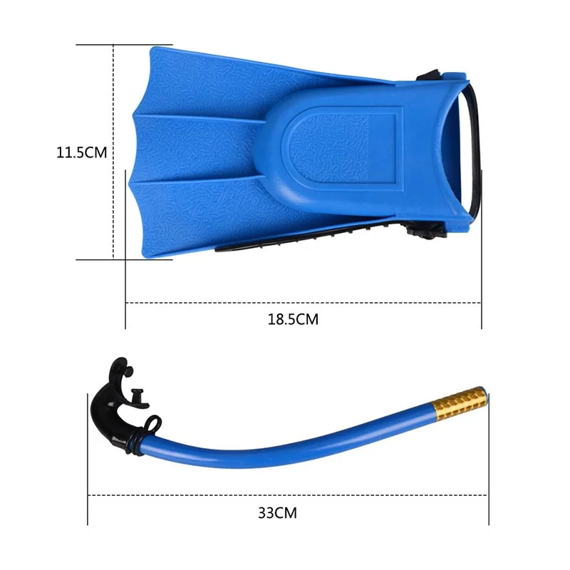 Children Diving Mask Set Anti-Fog Swimming Goggle Masks Snorkel Fins Kit for Kids Boys Girls FK88 5