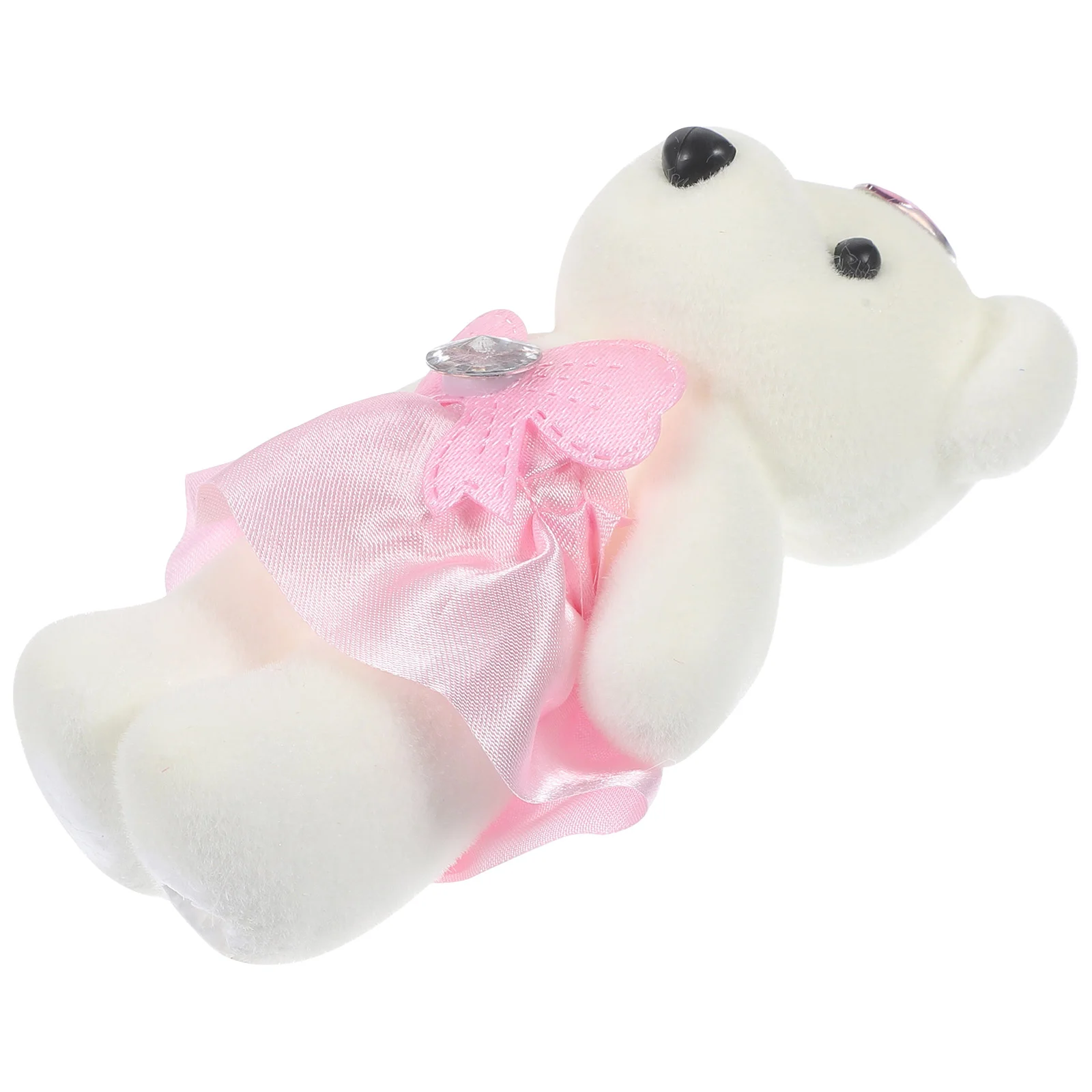 

10 Pcs Bear Ornament Stuffed Bedroom Bulk Toys Cute Animal Plush Wedding Car Bears Filling