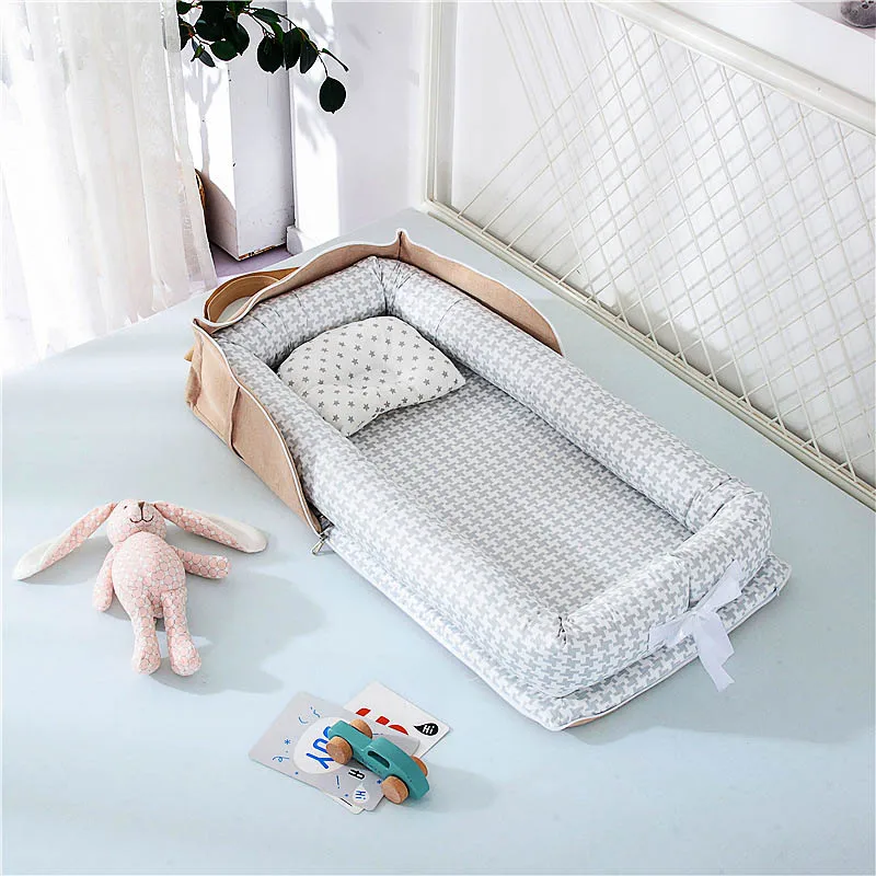 2026 New Portable Travel Baby Crib Infant Bed with Shoulder Bag Lightweight Baby Nest Bed Foldable Bassinet for Newborns S18642425705b4d9688124b4bf8ddf1cb1