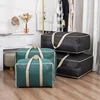 Modern Style Pure Color Luggage Storage Bag Big Capacity Quilt Moisture-proof Storage Bag Home Wardrobe Clothes Organization Bag 5