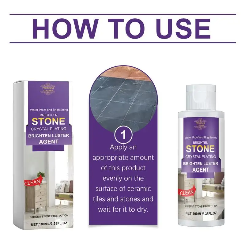 Repair Brightening Tiles Restoration Agent 100ml Cleaning Household Agent Tile Brightening Cleaning Tools Household