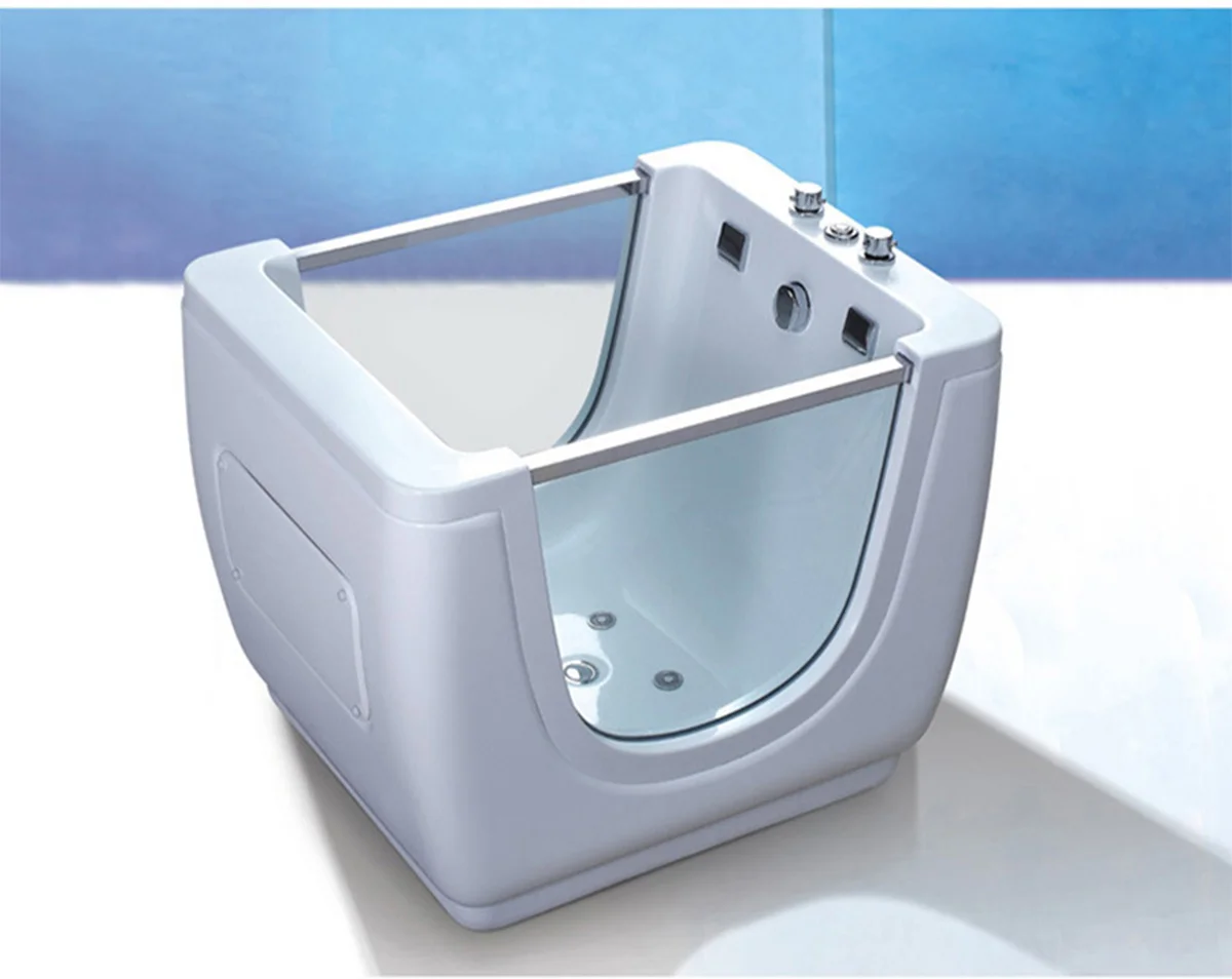 

1100X850X800mm Infant Baby Portable Spa Acrylic Hydromassage Whirlpool Kids Children Bathtub NS806