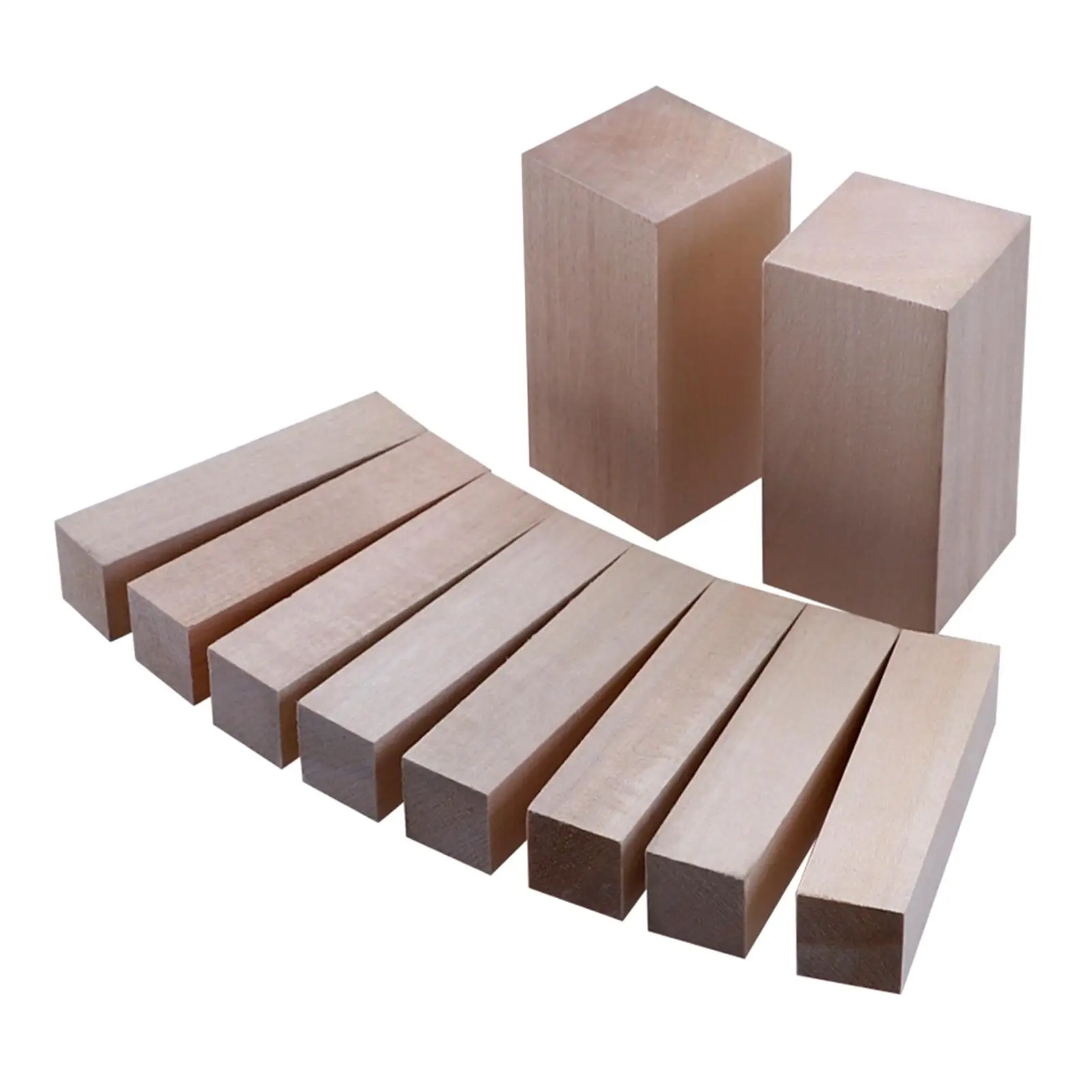 Basswood Carving Wood Natural Blanks Balsa Wood for Carving Wood Blocks  Untreated Carving Block Carving Blanks for Craft 