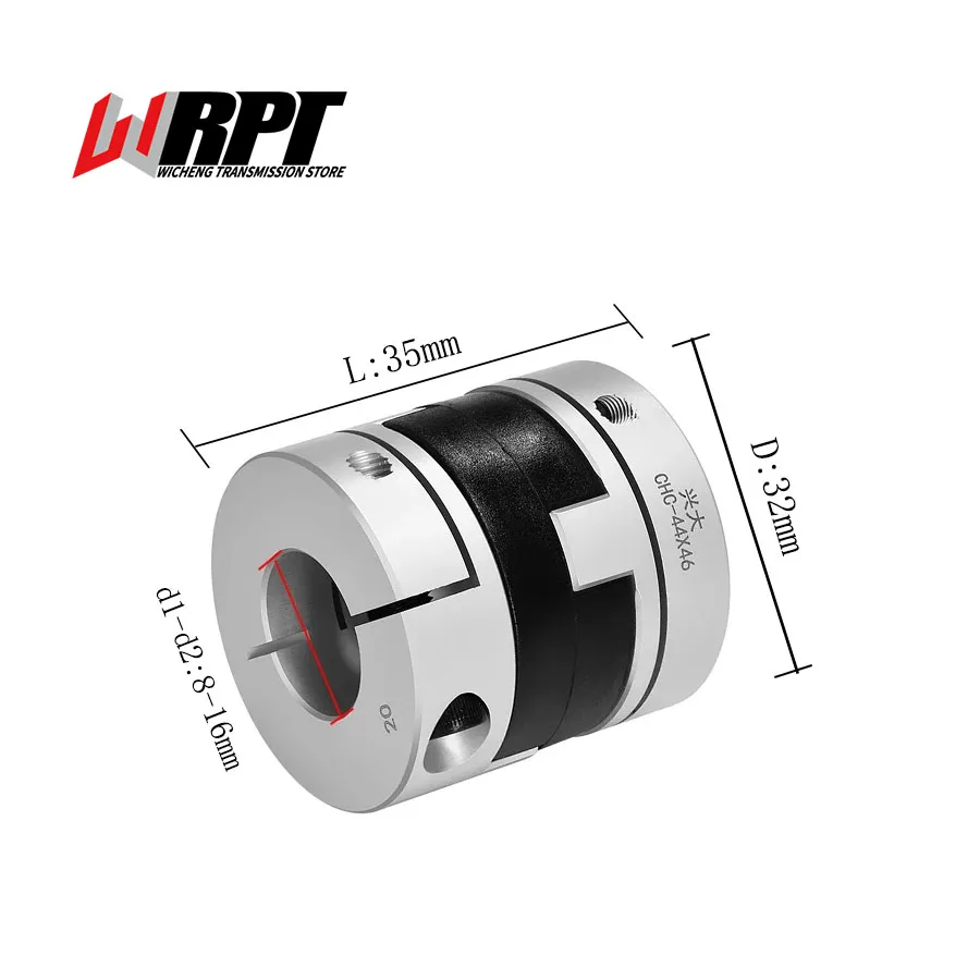 

CHC Aluminum Alloy Quick Release Coupling Clamping Type Cross Adjusting Coupling Cross Slider Coupling CHC-32x35