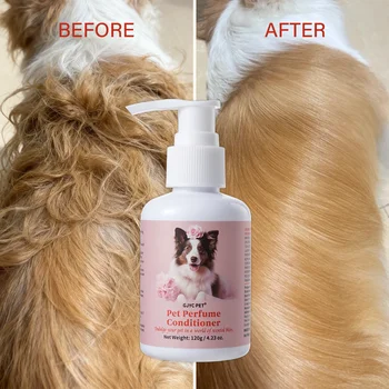 Balsamo Naturale per Animali Domestici, Formula Idratante e Districante per Cani e Gatti, Mantiene il Pelo Morbido, Lucente e Forte, Profumo Fresco e Duraturo