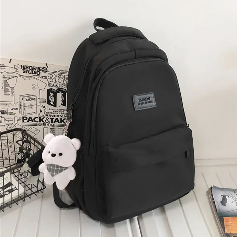 Kids Bag Female Fashion Lady High Capacity Waterproof College Backpack Trendy Girls Laptop School Bags Cute Girl Travel Book Bag 2