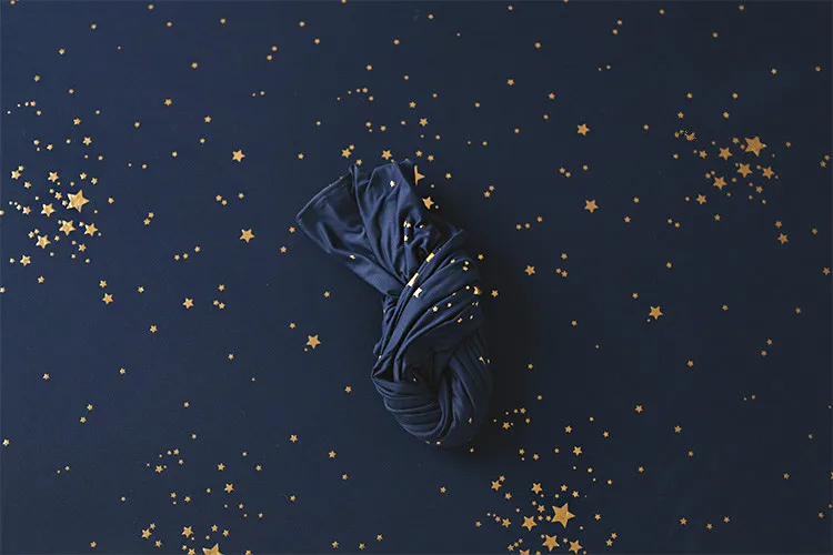 40/150*170cm Newborn Photography Props Blanket Baby Gilding Star Blanket Backdrop Fabrics Cloth Baby Shoot Studio Accessories