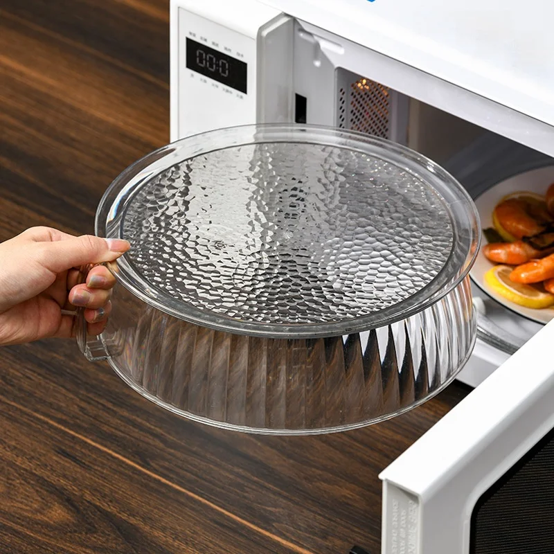 Food Covers Microwave-Safe Plastic Food Cover House Dish Cover Splash & Oil Proof Heat-Resistant Kitchen Tools